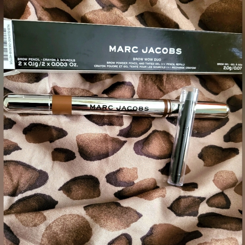 MARC JACOBS Brow Wow Duo Pencil + Tinted Gel Crayon 0.07 oz Light Brown …
